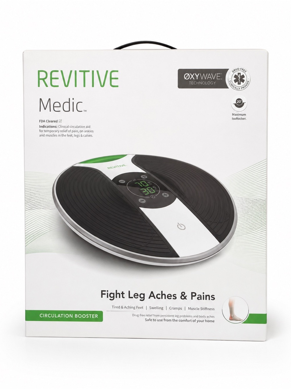 Revitive Medic Circulation Booster EMS TENS Foot & Leg Therapy